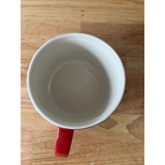 Starbucks 2012 Christmas Coffee Mug 14 Oz Red & Gold Festive Ornaments Design - Picture 6 of 7